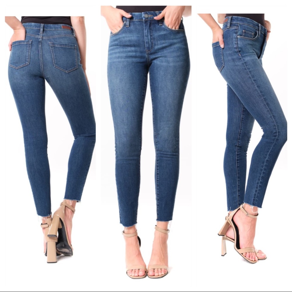 Blank NYC The Bond Raw Hem Skinny Jeans Size 27